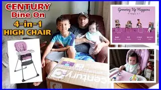 CENTURY Dine On 4-in-1 High Chair | Unboxing and Assembly + Quick Review