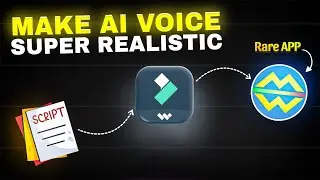 How to Edit Ultra Realistic AI Voice in 1 Click l 100% Free Method (2025)