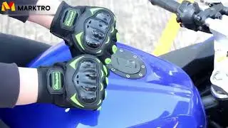 Motorradhandschuhe : Wasserdicht touchscreen-handschuhe mit futter