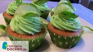 Cupcakes mit Limette und Minze - Erfrischend!