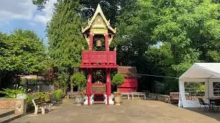 London Walk: A Hidden Temple in Wimbledon | Buddhapadipa Walk | Peaceful London 2024 🇬🇧