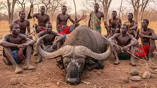 This Tribe Hunts Buffalo Like Ancient Humans without guns | Hadzabe Tribe Documentary
