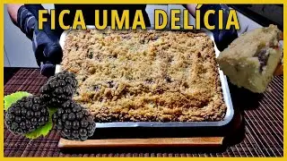 Como Fazer Cuca de Amora Colhida Direto do Pé
