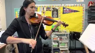 Legend of Dark Mountain - 2nd VIOLIN - m23-34 - slow and faster tempo