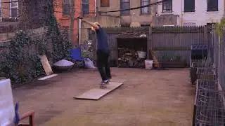 Quarantine Manuals in the Backyard - Scott Draft - NYC Pandemic Skateboarding - April 2020