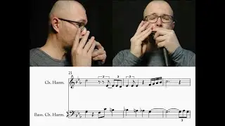 My Funny Valentine (version Gerry Mulligan Quartet) transcription for 2 chromatic harmonicas