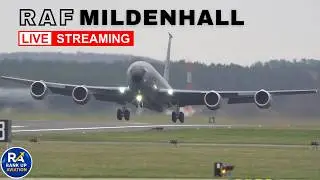 🔴LIVE: RAF Mildenhall | US Air Force KC-135, C-5M, C-17, C-130 & V-22 Osprey | 25/8/26