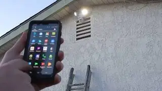 Novolink LED Solar Security Light w/ Bluetooth App Control