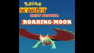 Pokemon Scarlet....Shiny Hunting Roaring Moon but found Lycanroc, Flutter Mane, Pawmi, Gible...