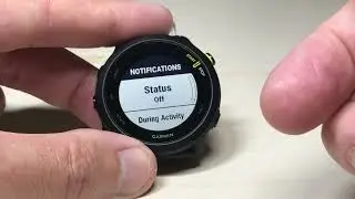 Garmin Forerunner 55 - How to turn Cell Phone Notifications On or Off