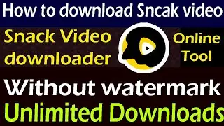 How to download snack video | Snack video downloader online | download snack video | #infoghar