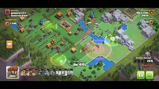 clash of clans max dh3 modifed skeleton park 1 shot by ruzcel