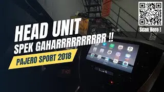 SPEK GAHAR❗️HEAD UNIT ANDROID BUILD IN CAMERA 360 PAJERO SPORT