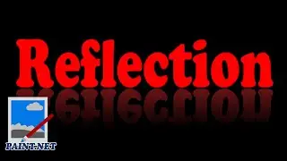 Create Text Reflection in Paint NET