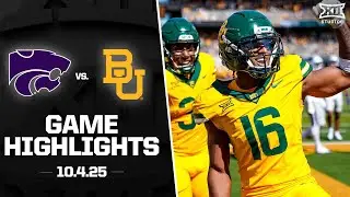 Kansas State vs. Baylor Game Highlights | 2025 Big 12 Football