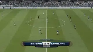 Bottom left corner goal