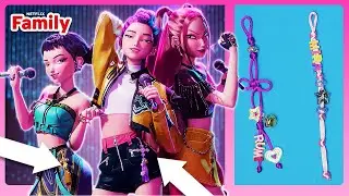 DIY Norigae Charm Inspired by KPop Demon Hunters | Netflix Family