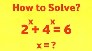 A Very Simple Exponential Equation | How To Solve? | BDLogic