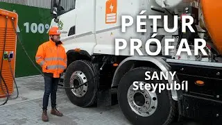 Pétur Prófar Sany steypubíl
