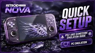Retroid Pocket Nova Setup Guide - PS2, GameCube & PC Emulation in 6 Minutes