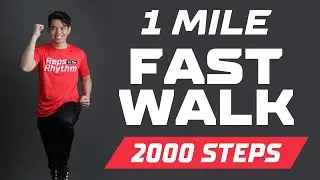 1 MILE FAST WALK • 2000 STEPS • Keoni Tamayo • Workout #226