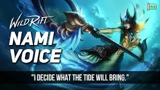 Nami Voice Quotes/Audio In Wild Rift | Nami All Voice Lines [English] League Of Legends Wild Rift