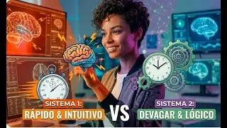 Rápido e Devagar: O Segredo da Mente: Sistema 1 vs Sistema 2.
