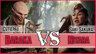 Baraka vs Nitara High Level Matches - Featuring Cutiepau! [Mortal Kombat 1]