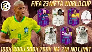 FIFA 23 BEST HIBRYD META TEAMS FIFA 23 100K 300K 500K 700K 1M 2M SQUAD BUILDER WITH AI #18