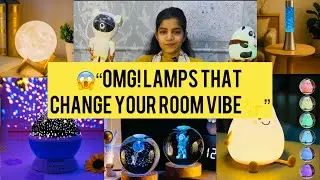 Omg!lamps that change your room vibe 