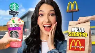 DESCOBRI O MENU SECRETO DOS FAST FOODS | Luluca