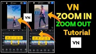 Zoom In Zoom Out Tutorial In Vn App | Zoom Transition Video Editing In Vn Video Editor