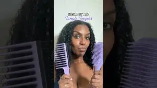 💥🥊 Battle Of The Tangle Teezers #shorts #naturalhair #detangling