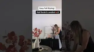 Fall home decor ideas | neutral & modern tips #homedecor