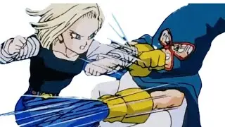Dragon Ball Z - C18 VS Mighty Mask (Goten e Trunks) [Scontro Completo] IN ITALIANO