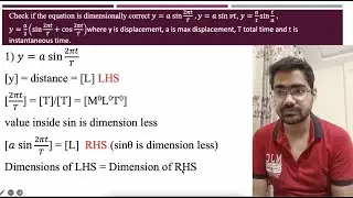 Principle of Homogeneity| Check If an Equation Is Correct Using Dimensions (Units and measurement)