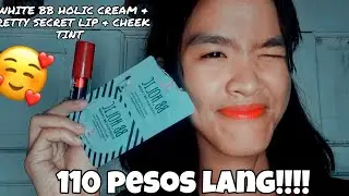 BB CREAM HOLIC & PRETTY SECRET LIP & CHEEK TINT REVIEW *FIRST TIME REVIEW* | Morena Vlogs