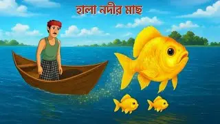 ভোলা নদীর মাছ | Bangla Folk Tale of Faith and Karma | Bengali Village Story | Dhadha Point Cartoon