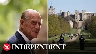 Live: View of Windsor ahead of Prince Philip's funeral