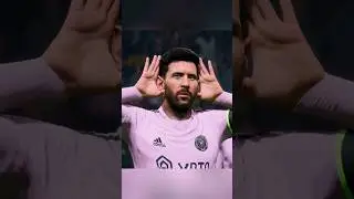 Messi's new celebration in EA Sports FC 24.
