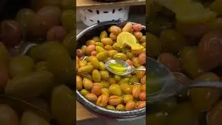OLIVES OF DIFFERENT VARIETIES #culture #traditinal #food #cooking #bread