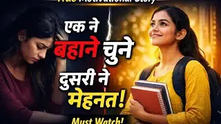 एक ने बहाने चुने | दूसरी ने मेहनत | दो बहनों की सच्ची Motivational Story 💝💝
