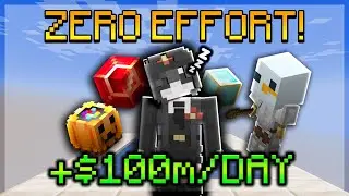 LAZIEST Money Making Methods in Hypixel Skyblock - Guide (0 EFFORT)