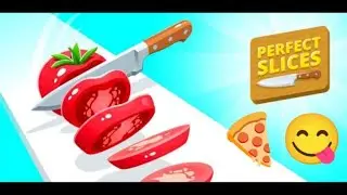 Slice Perfect Cutting 🍎 🍉 | Perfect Slice 🍅 #live #shortslive #livefeed #livestream #game