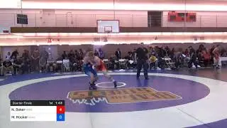67 Kg Quarterfinal Nolan Baker Northern Illinois Elite Wrestling Club Vs Michael Hooker Army WCAP