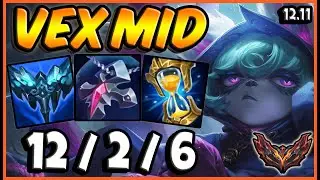 Vex MID vs Twisted Fate | Korea Grandmaster Patch 12.11 | Season 12 💥