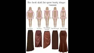 The best skirt for your body shape🖤🖤