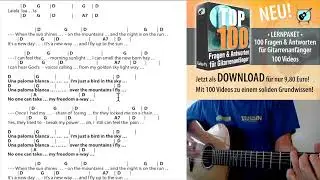 Paloma Blanca - George Baker Selection, Cover, Chords, Lyrics - Play Along!