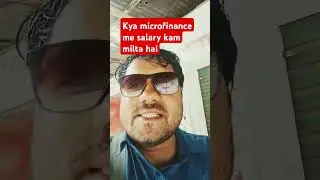 Is the salary less in microfinance? #microfinance