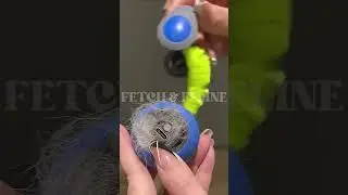 Fetch & Feline&trade;️Blue Automatic Balls with Tail Cat Toys 2025